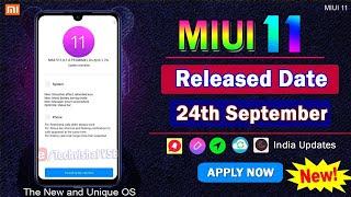 MIUI 11 Update Release Date in India Official Confirmed | MIUI 11 Launch | MIUI 11 Update Features