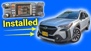 Ham Radio Installation Highlights - 2024 Subaru Outback