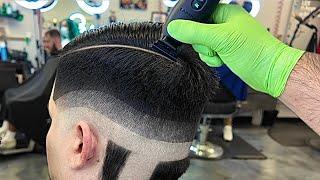 CLEANEST mid fade COMBOVER - POV tutorial