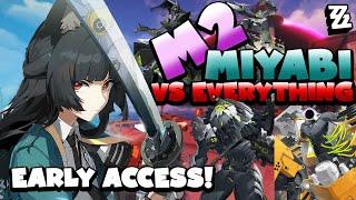 M2 Miyabi Vs Everything Early Access Showcase | Zenless Zone Zero | Absolute OP Insanity Hako Part 3