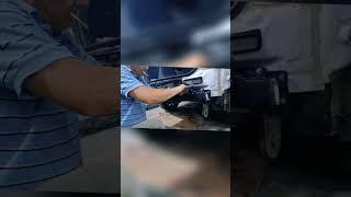 Китайский автопром(электрокар) в процессе, замена крышки багажника, ремонт заднего бампера и покрас.