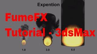 FumeFX Tutorial - 3dsMax | Fume fx properties | 3ds max - FumeFX simple realistic fire tutorial