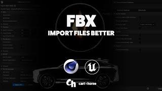 Import FBX Files into Unreal Engine Better (Unreal Engine + Cinema 4D Tutorial)