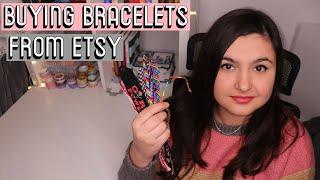 BUYING BRACELETS FROM ETSY [CC] || Friendship Bracelets