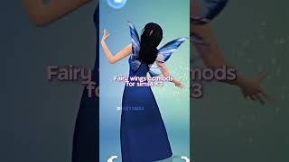 Some fairy wings CC for sims4 #sims4 #shorts #disney #tinkerbell