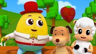 Humpty Dumpty saß an einer Wand | Deutsch Kinderlied | Kinderreime für Kinder | Rhyme In German