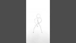 Stickman Anime characters SpeedDrawing  #howtodraw #anime #shorts #naruto  #drawing #stickman