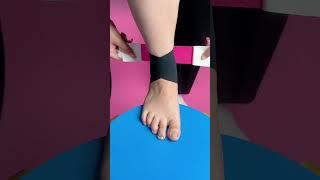 Can ankle support by applying kinesiology tape？