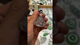翡翠佛公：“佛”在家中坐，【福】气自然来！智慧正气、守护世间美好！#天然缅甸翡翠a货 #翡翠佛公 #高端翡翠 #发财