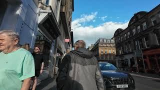 GLASGOW City Centre Walk On A Busy Sunset | 4K HD