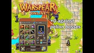 Seeker solo Pelion bosses with a +0 dagger (Warspear Online)