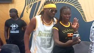 Nigerian Star Rudeboy in Uganda. Praises late Mwozey Radio. Advises fans on local stars