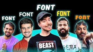 Best Fonts For Youtube Videos/Thumbnail ! Download FREE