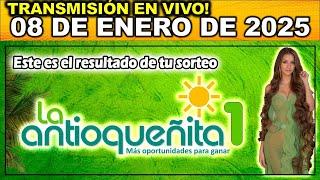 ANTIOQUEÑITA 1: Resultado ANTIOQUEÑITA 1 del MIÉRCOLES 08 de Enero de 2025