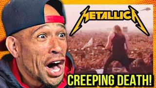 Rapper FIRST time REACTION to Metallica - Creeping Death Live Moscow 1991! Absolutely nuts...