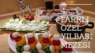 Yılbasınaözel 4 çeşit meze Tarifi | Renkli Tatlar Selda #yılbaşımenüsü