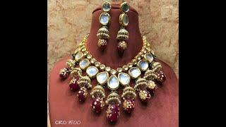 Rajwada Rajasthani jadau kundan necklace design !! Designs of kundan jewellery