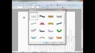 LibreOffice-Writer (80) Fontwork-Part 1