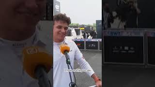 Valtteri Bottas apologizes to Lando Norris mid-interview - Hungarian GP 2021 | Shorts