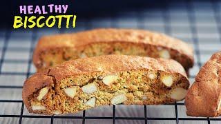 These almond BISCOTTI are my favorite AIR-FRYER cookies (Gluten free made with oats!)
