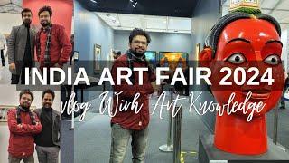 India Art Fair 2024 Vlog With Explanation of All Contemporary Art works Must Watch