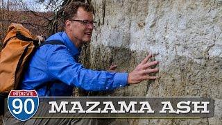 Mount Mazama Ash from Crater Lake volcano eruption 7,700 years ago