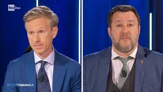 Alessandro Orsini e Matteo Salvini - cartabianca 03/05/2022