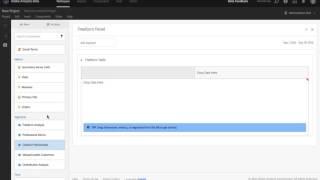 Component Management in Analysis Workspace