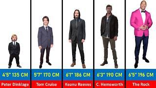 Shocking Height of Hollywood Actors - Shortest to Tallest