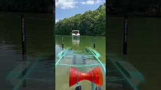 How to load your boat on the trailer.  #boat #raystownlake #regalboats