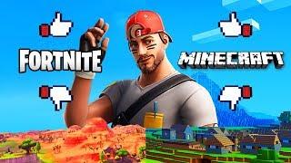 Fortnite x Minecraft 2.0 Ял и Гал