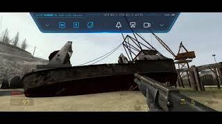 Half-life 2 gameplay on Poco x3 pro with gamepad (cpu and gpu monitoring)