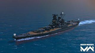 IJN Yamato Gameplay - 2 vs 5? Letsgo. - Modern Warships