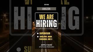 hearing in supervisor at Noida surajpur and faridabad #jobs #jobsearch #jobsinindia #job