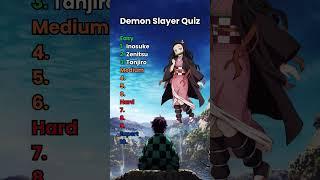 Demon Slayer Quiz | Can you Guess these characters? #quiz #trivia #demonslayer #anime