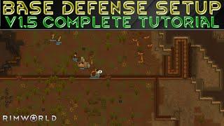 BASE DEFENSE SETUP - Rimworld 1.5 COMPLETE TUTORIAL Guide (6)