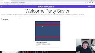 AnyWhereGame Website (.NET, AWS, Unity)