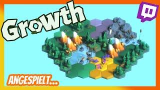 Growth ein relaxtes basierendes Strategie- und Puzzlespiel