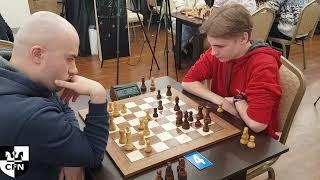 GM A. Moskalenko (2438) vs FM A. Tsvetkov (2298). Chess Fight Night. CFN. Blitz