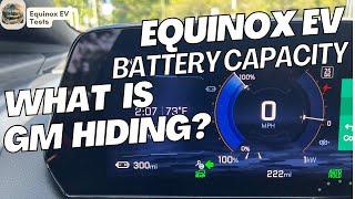 What is GM Hiding with the Chevy Equinox EV Battery Capacity? 2RS AWD Put to the test with OBD2!