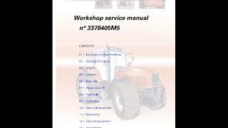 Massey Ferguson 6445, 6455, 6460, 6465, 6470, 6475, 6480 Tractor Service Manual