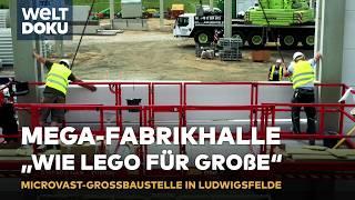 BAU EINER MEGA-HALLE: Microvast Batteriefabrik in Ludwigsfelde bei Berlin entsteht | WELT HD DOKU