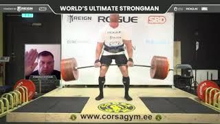 Rauno Heinla 455kg deadlift