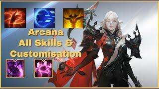 Lost Ark Arcana All Skills & Customisation/ Tripods Gameplay (With Timestamp)