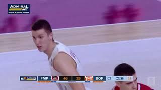 Alley-oop by Frazier and Stepanović (FMP Meridian – Borac Mozzart, 13.1.2023)