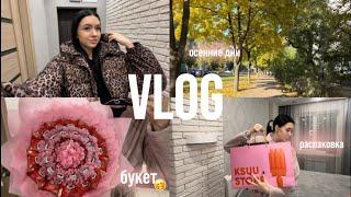 VLOG | новый отпариватель, осенние дни, косметика Sister’s aroma, впервые делаю букет