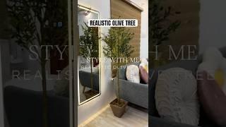 REALISTIC OLIVE FAUX TREE #olivetree #fakeplants #indoorplants #homedecor #aesthetic #homeaesthetics