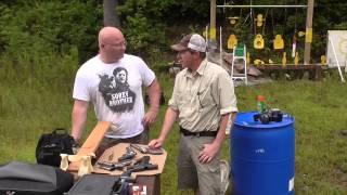 Can a slingshot hit harder than handguns? The Shootout.