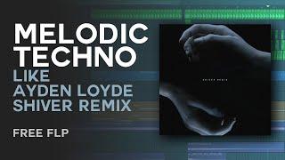 How To Make MELODIC TECHNO like Kream, Ayden Loyde | FL Studio Tutorial | FREE FLP