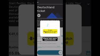 Tüm Almanya’da Geçerli 49€’luk Biletleri Nasıl Satın Alabilirim?
